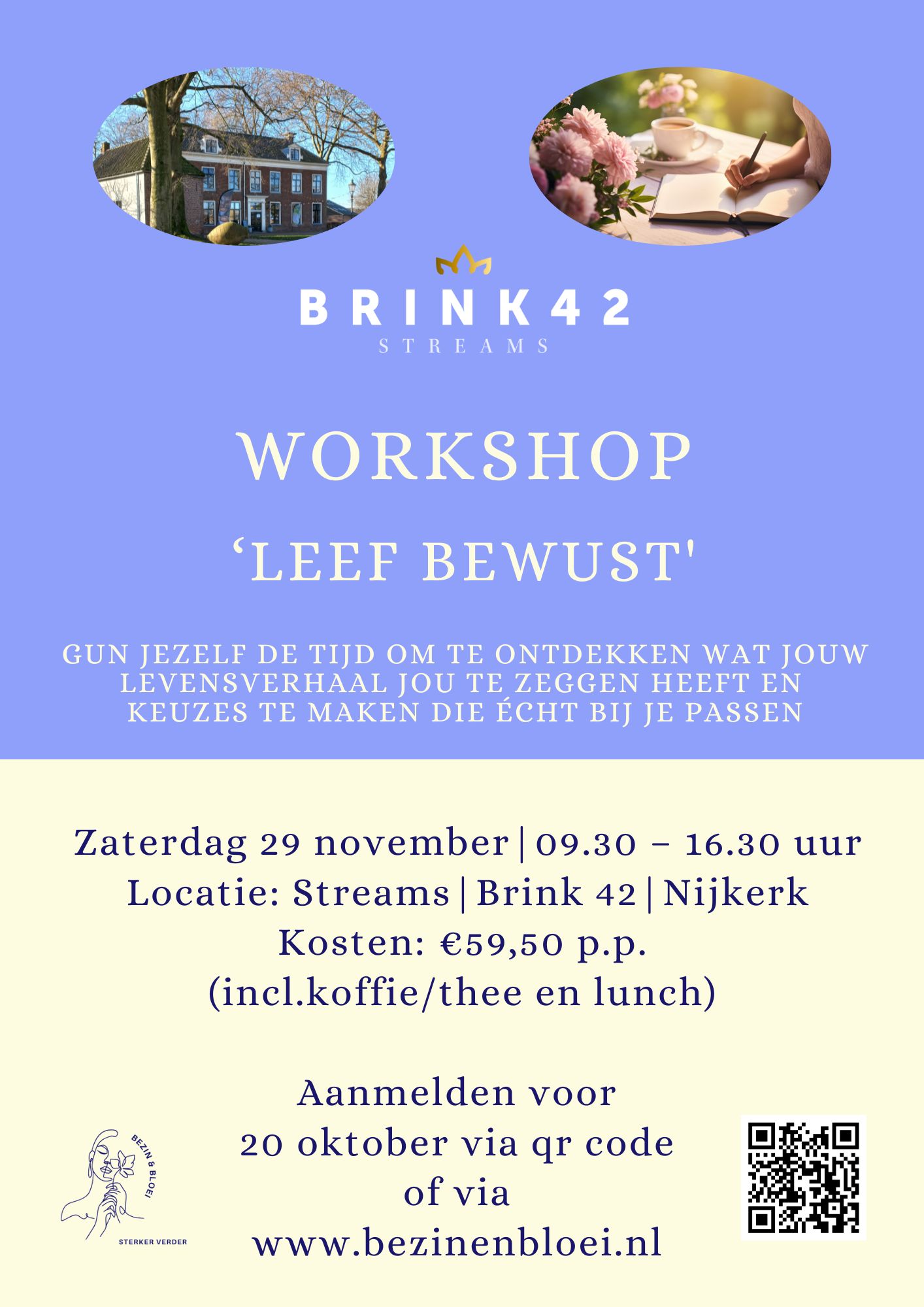 flyer leef bewust dagworkshop